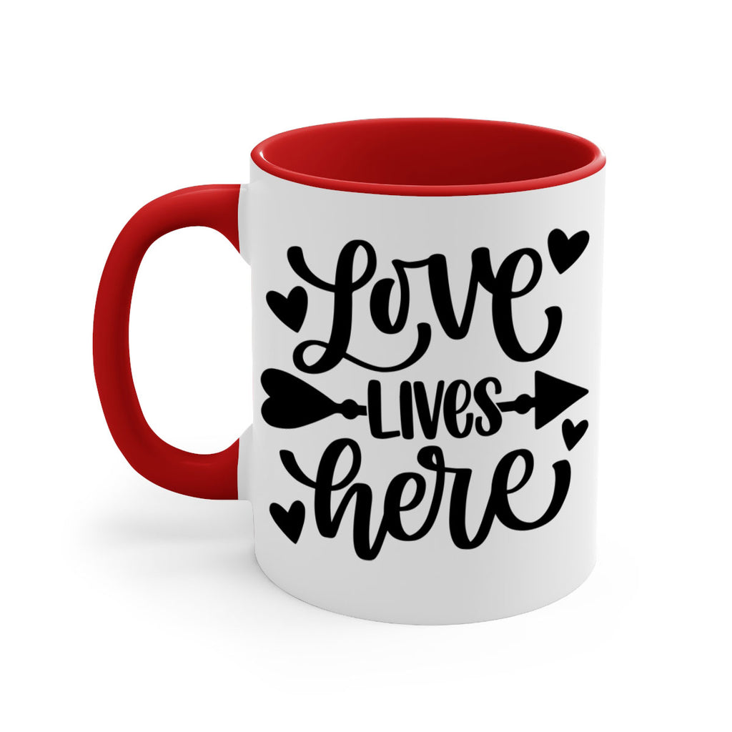 love lives here 7#- home-Mug / Coffee Cup