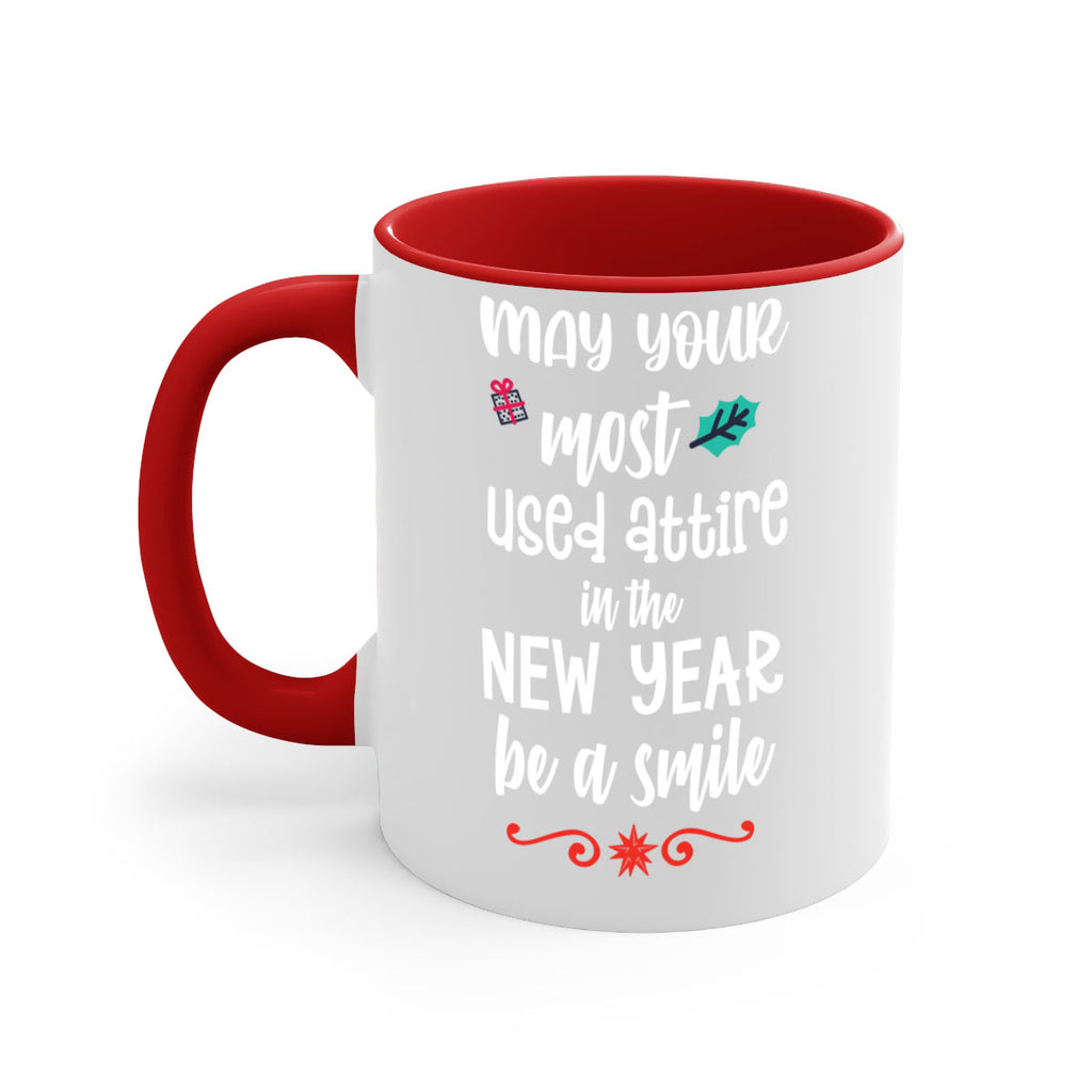 may your most used attire in the new year be a smile style 464#- christmas-Mug / Coffee Cup