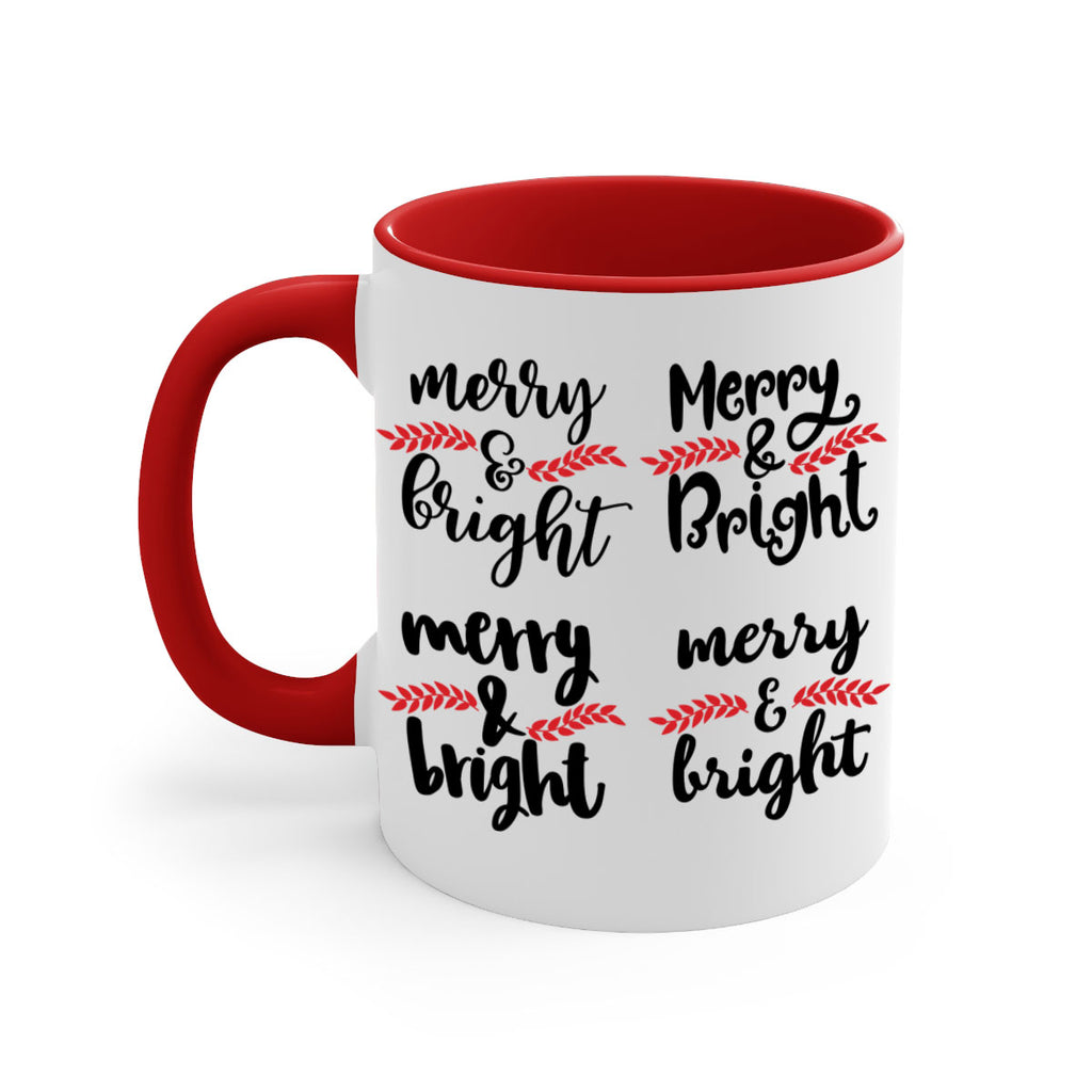 merry & bright style 465#- christmas-Mug / Coffee Cup