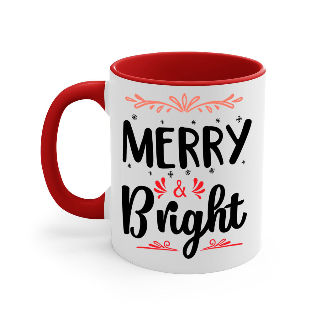 merry & bright style 467#- christmas-Mug / Coffee Cup