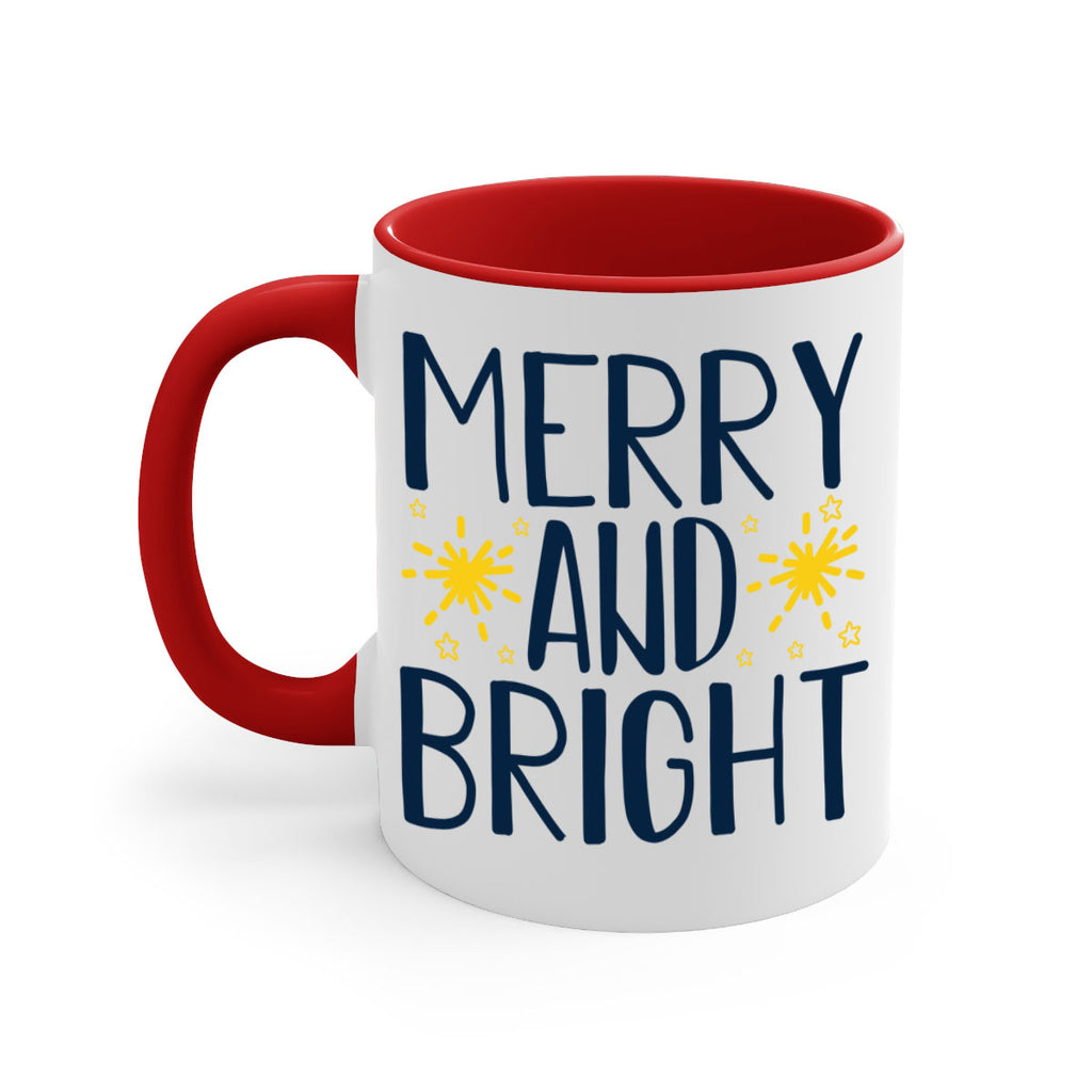 merry and bright 226#- christmas-Mug / Coffee Cup