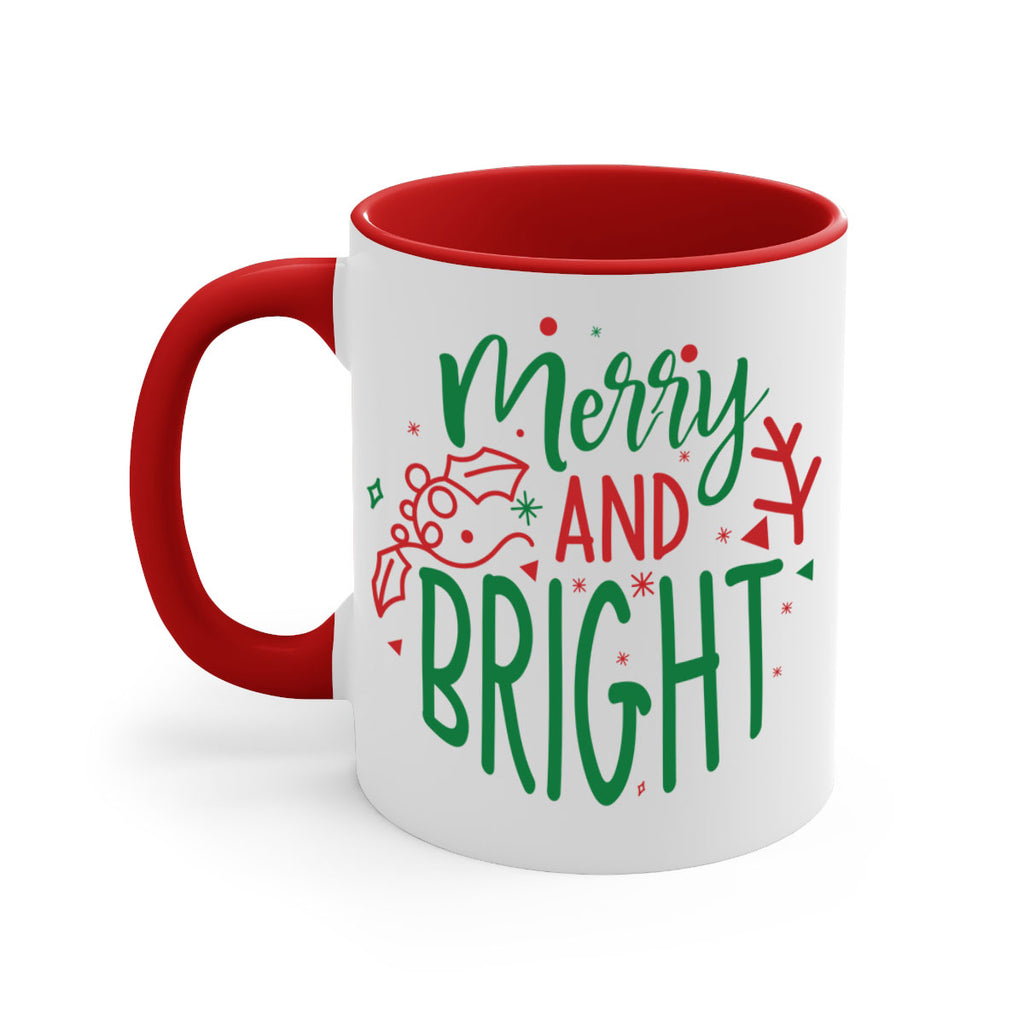 merry and bright style 471#- christmas-Mug / Coffee Cup