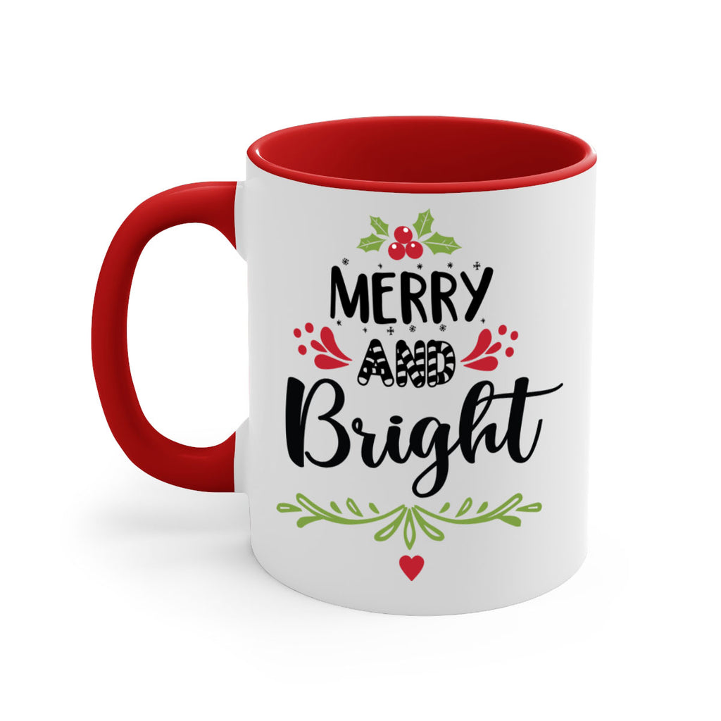 merry and bright style 474#- christmas-Mug / Coffee Cup