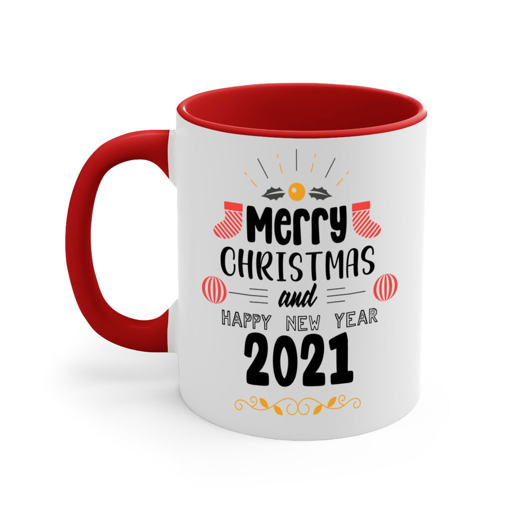 merry christmas and a very happy new year style 486#- christmas-Mug / Coffee Cup