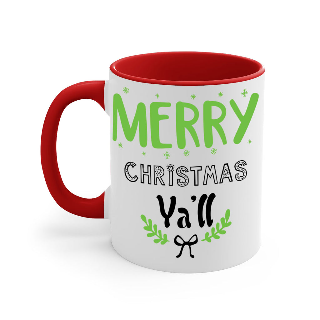 merry christmas ya ll style 506#- christmas-Mug / Coffee Cup