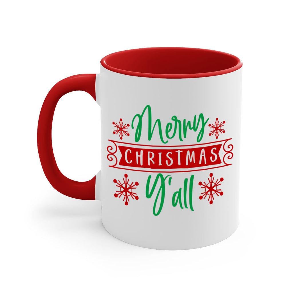 merry christmas yall style 507#- christmas-Mug / Coffee Cup