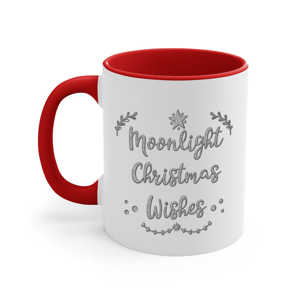 moonlight christmas wishes silver 455#- christmas-Mug / Coffee Cup