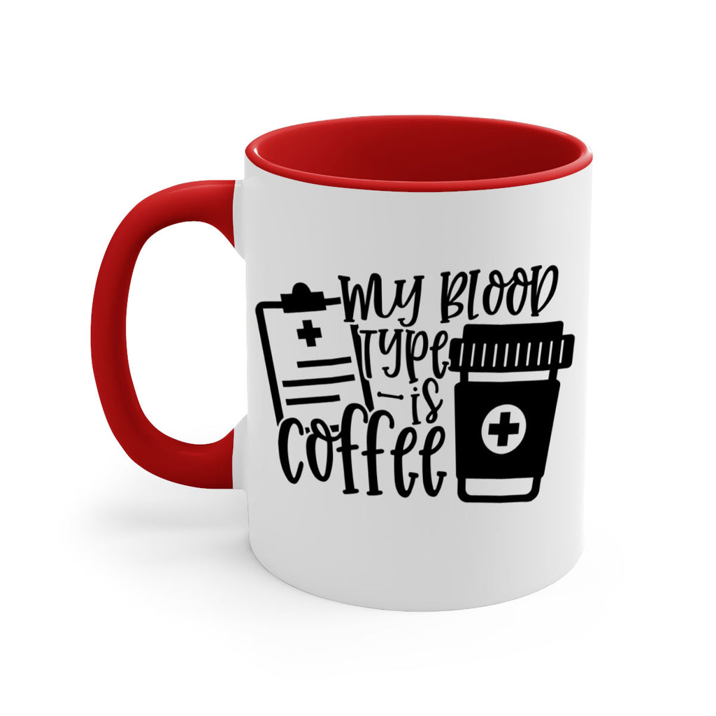 my blood type is coffee 60#- coffee-Mug / Coffee Cup