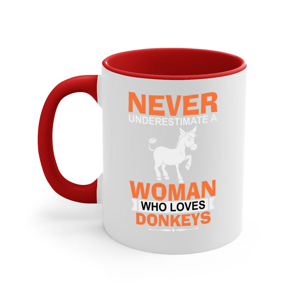 never underestimate a woman who loves donkeys Style 1#- Donkey-Mug / Coffee Cup