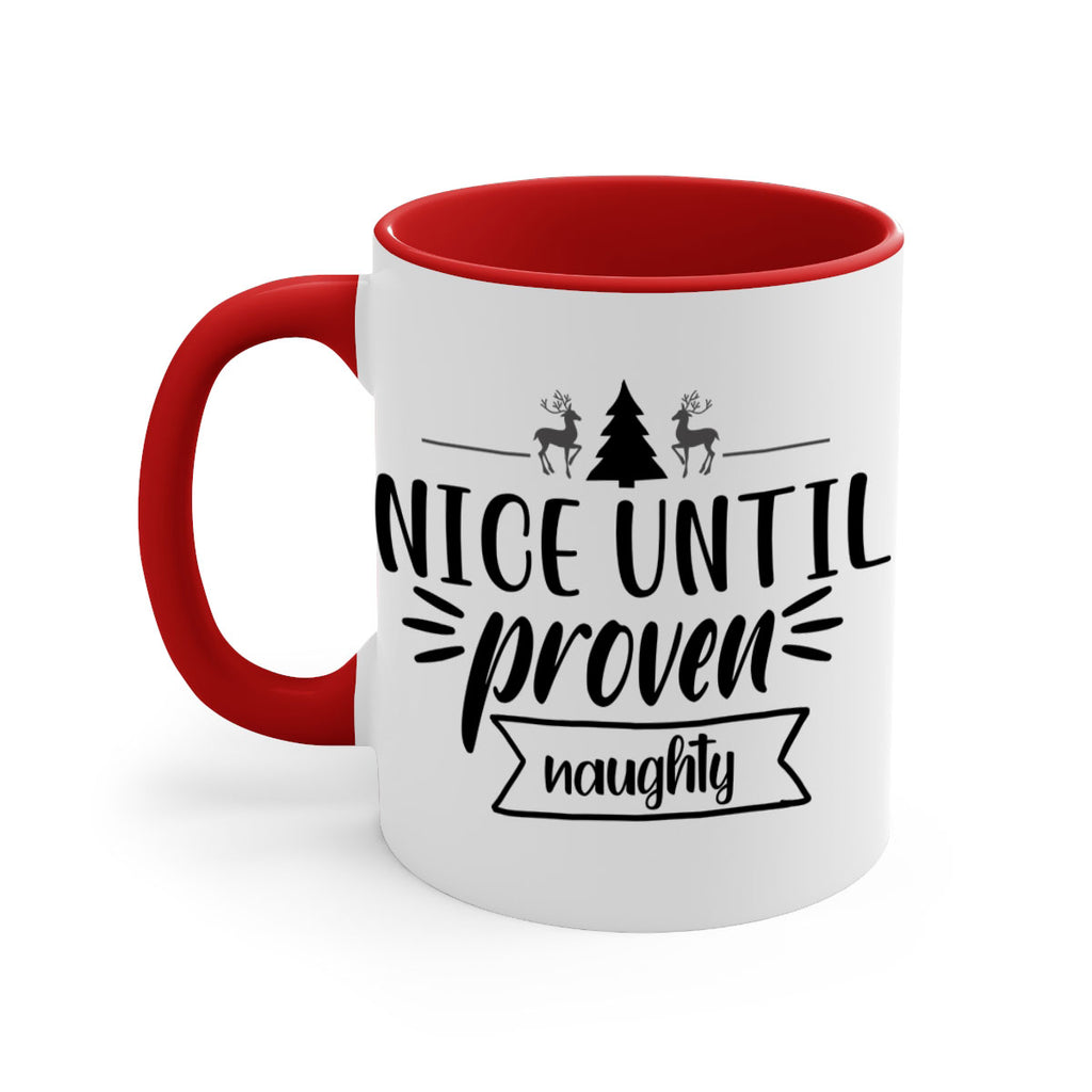 nice until proven naughty style 541#- christmas-Mug / Coffee Cup
