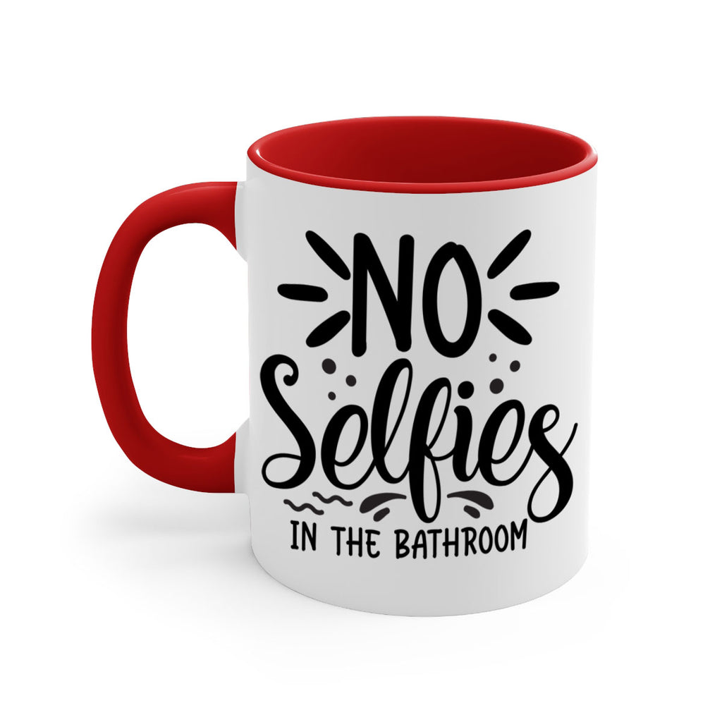 no selfies in the bathroom 64#- bathroom-Mug / Coffee Cup