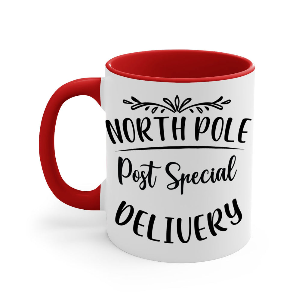 north pole post special delivery style 545#- christmas-Mug / Coffee Cup