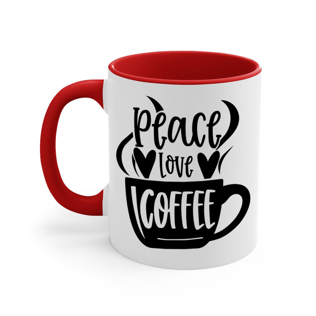 peace love coffee 48#- coffee-Mug / Coffee Cup