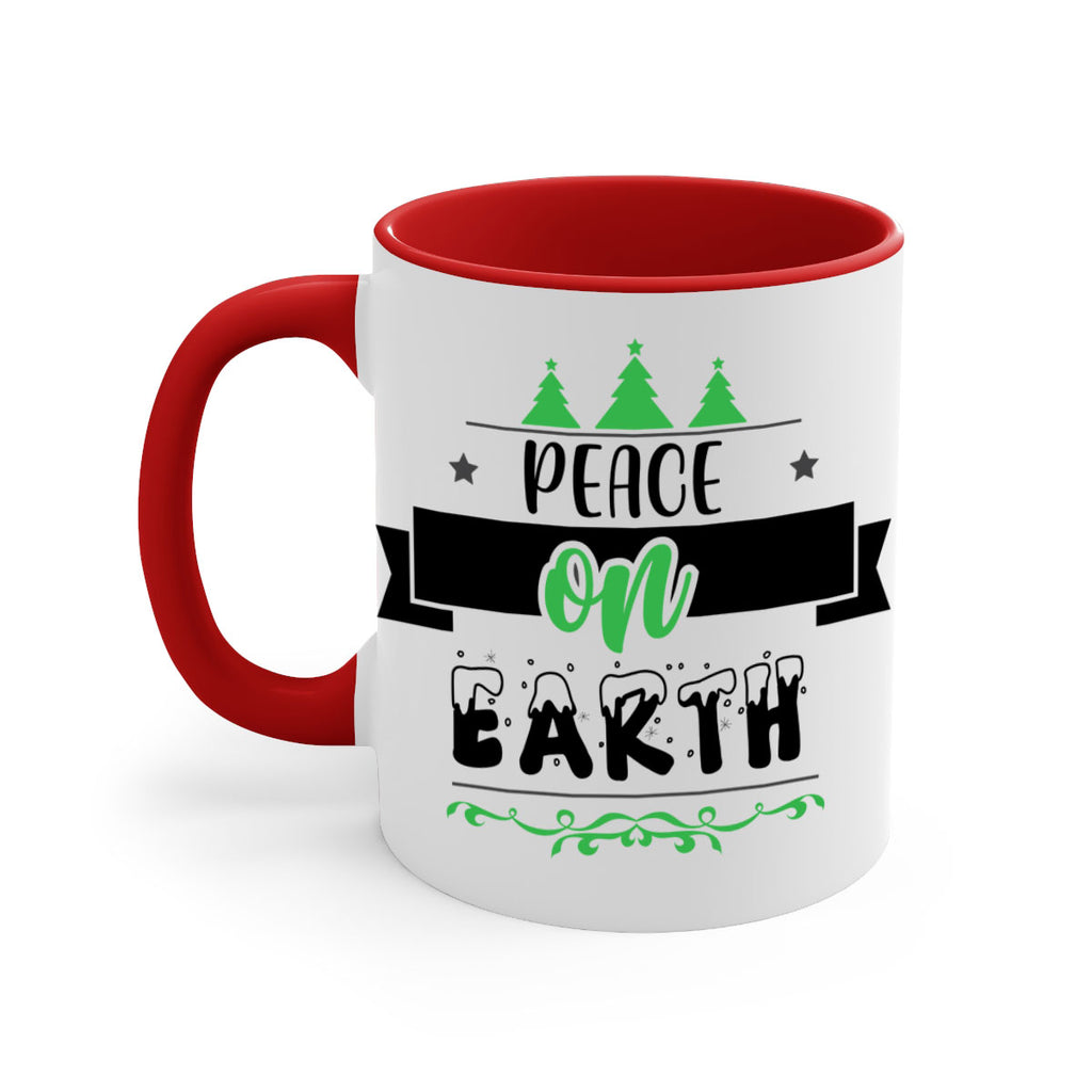 peace on earth style 585#- christmas-Mug / Coffee Cup