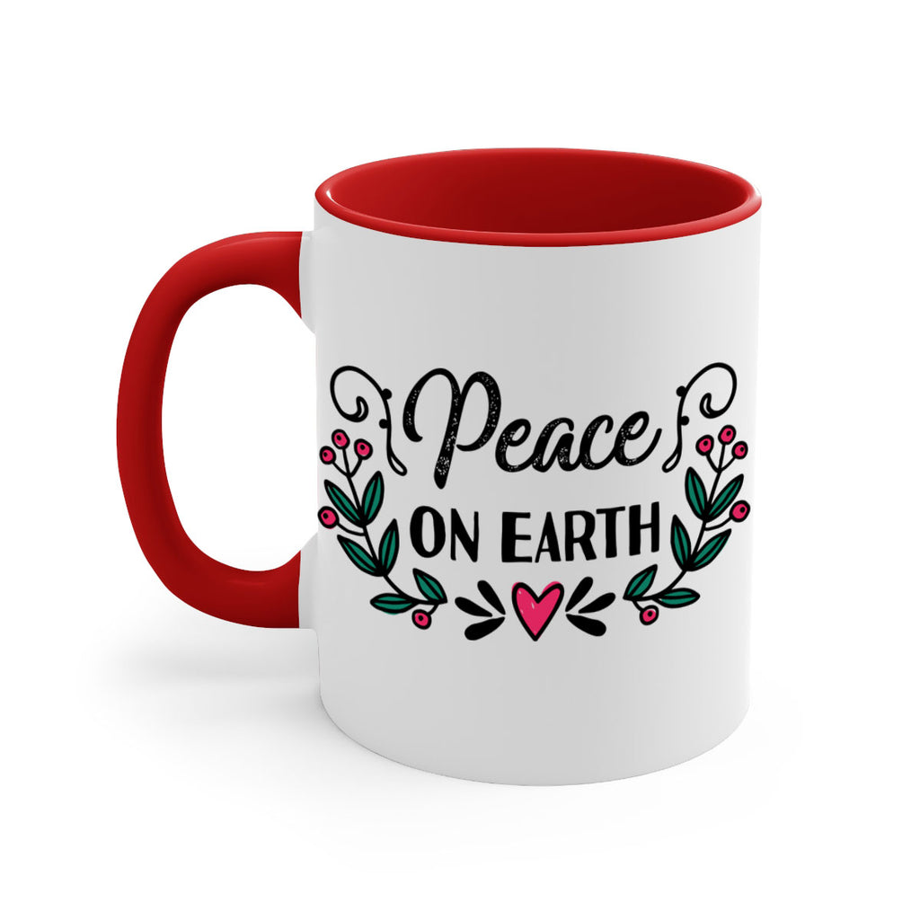 peace on earth style 586#- christmas-Mug / Coffee Cup