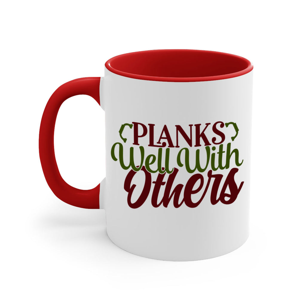 planks well with others 25#- gym-Mug / Coffee Cup