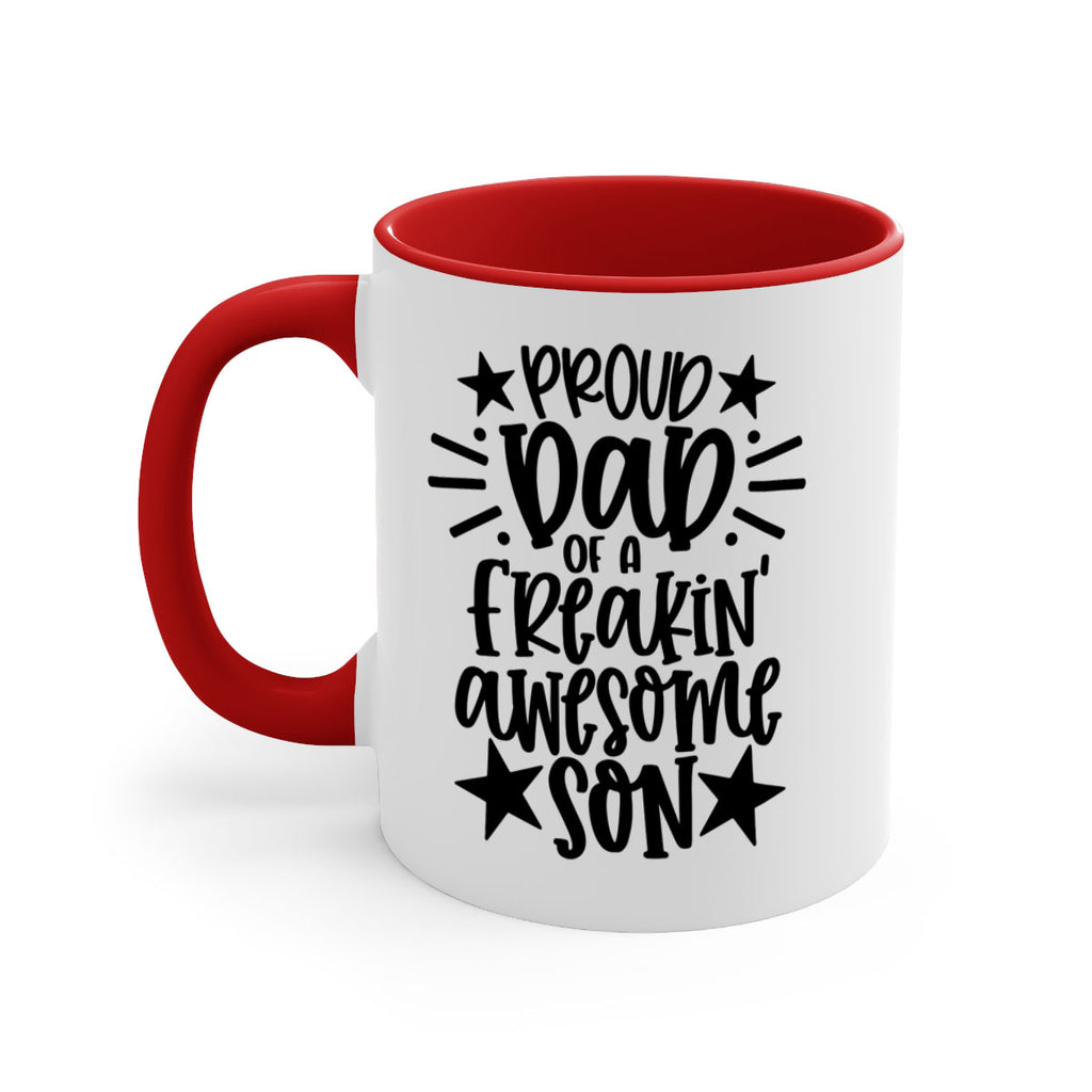 proud dad of a freakin awesome son 23#- fathers day-Mug / Coffee Cup