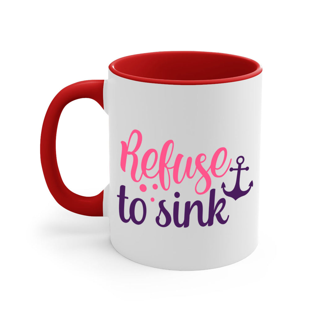 refuse to sink Style 4#- breast cancer-Mug / Coffee Cup