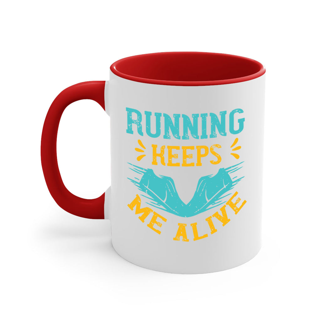 running keeps me alive 19#- running-Mug / Coffee Cup