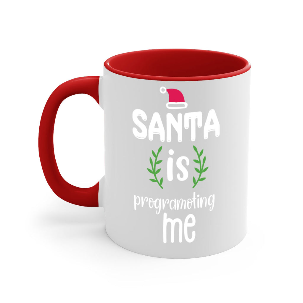 santa is programoting me style 606#- christmas-Mug / Coffee Cup