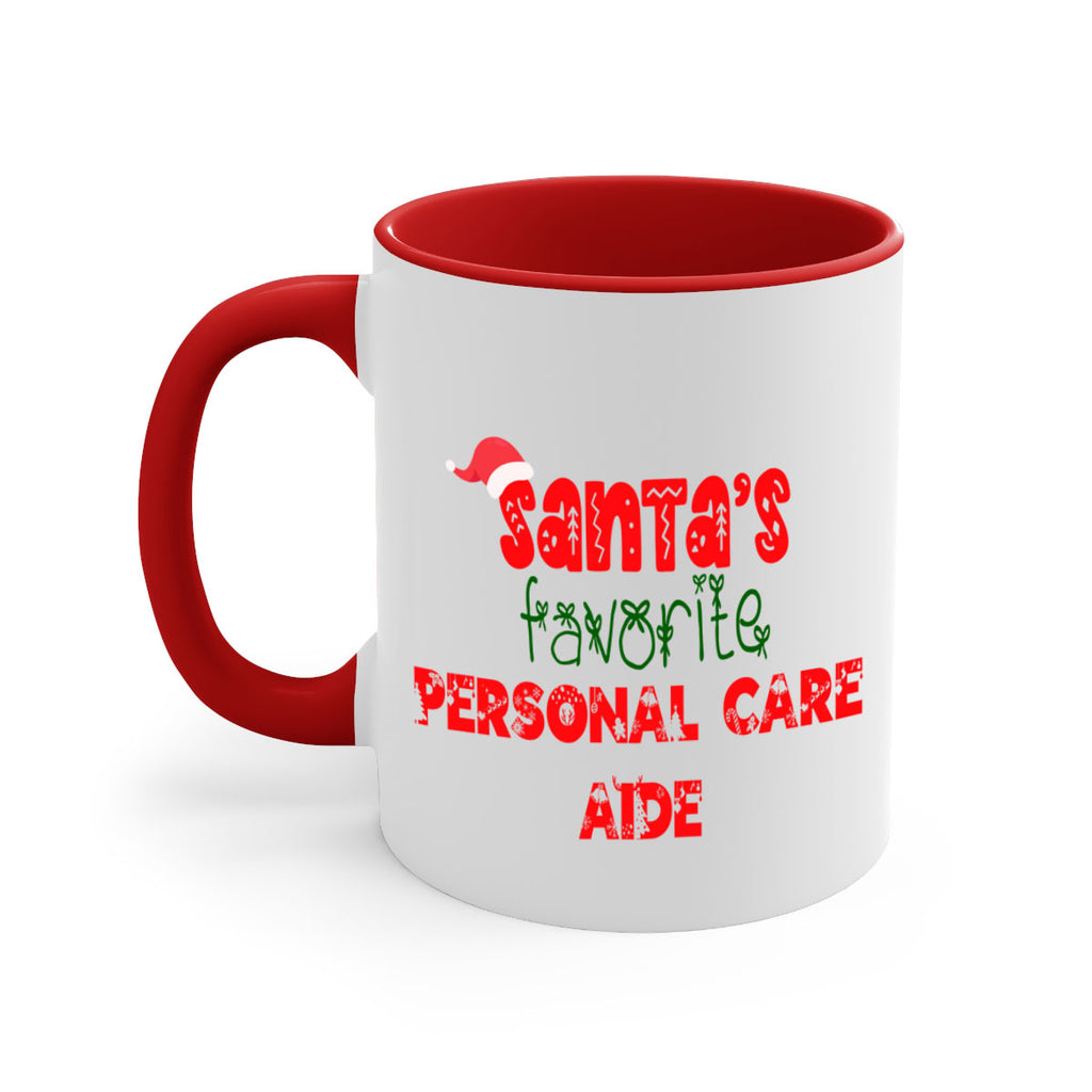 santas favorite personal care aide style 1006#- christmas-Mug / Coffee Cup