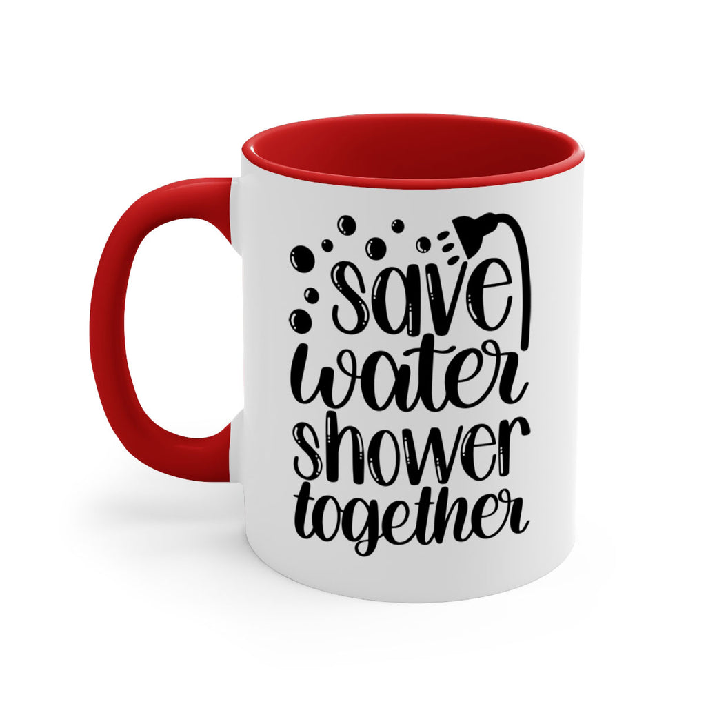 save water shower together 18#- bathroom-Mug / Coffee Cup