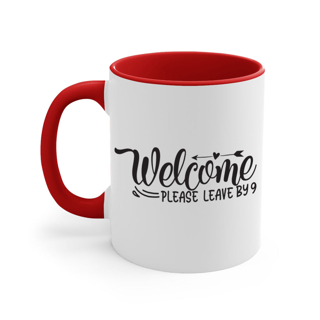 welcome please leave by 48#- home-Mug / Coffee Cup