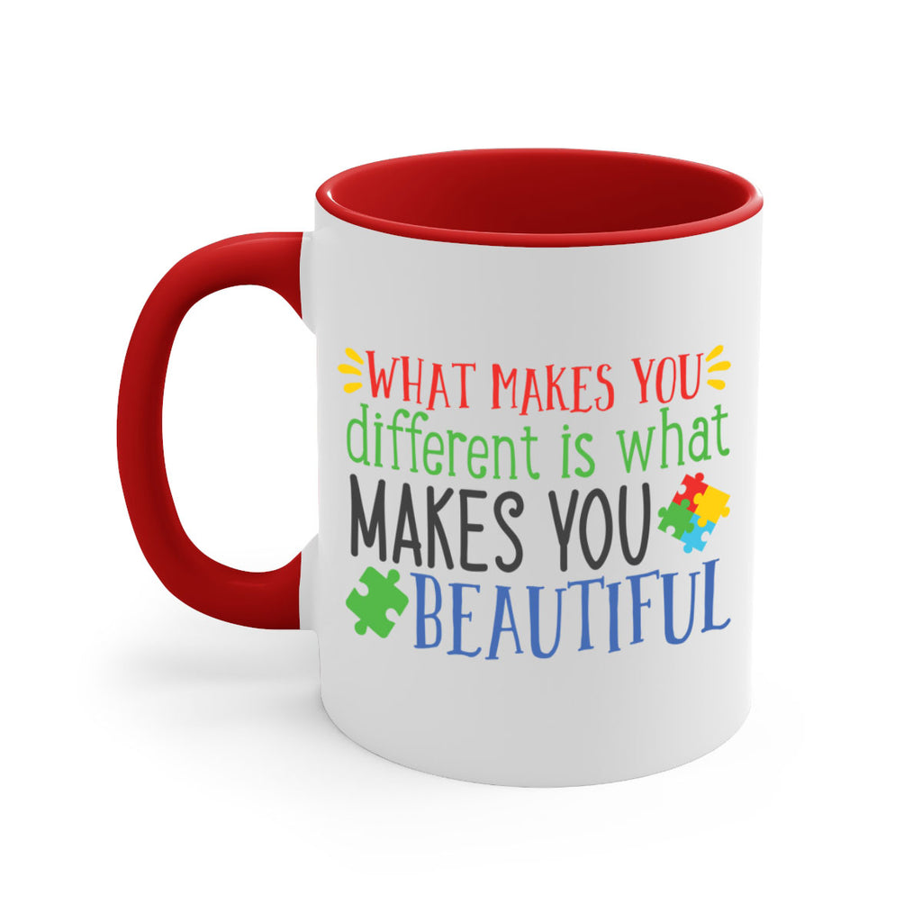 what makes you different is what makes you beautiful Style 3#- autism-Mug / Coffee Cup