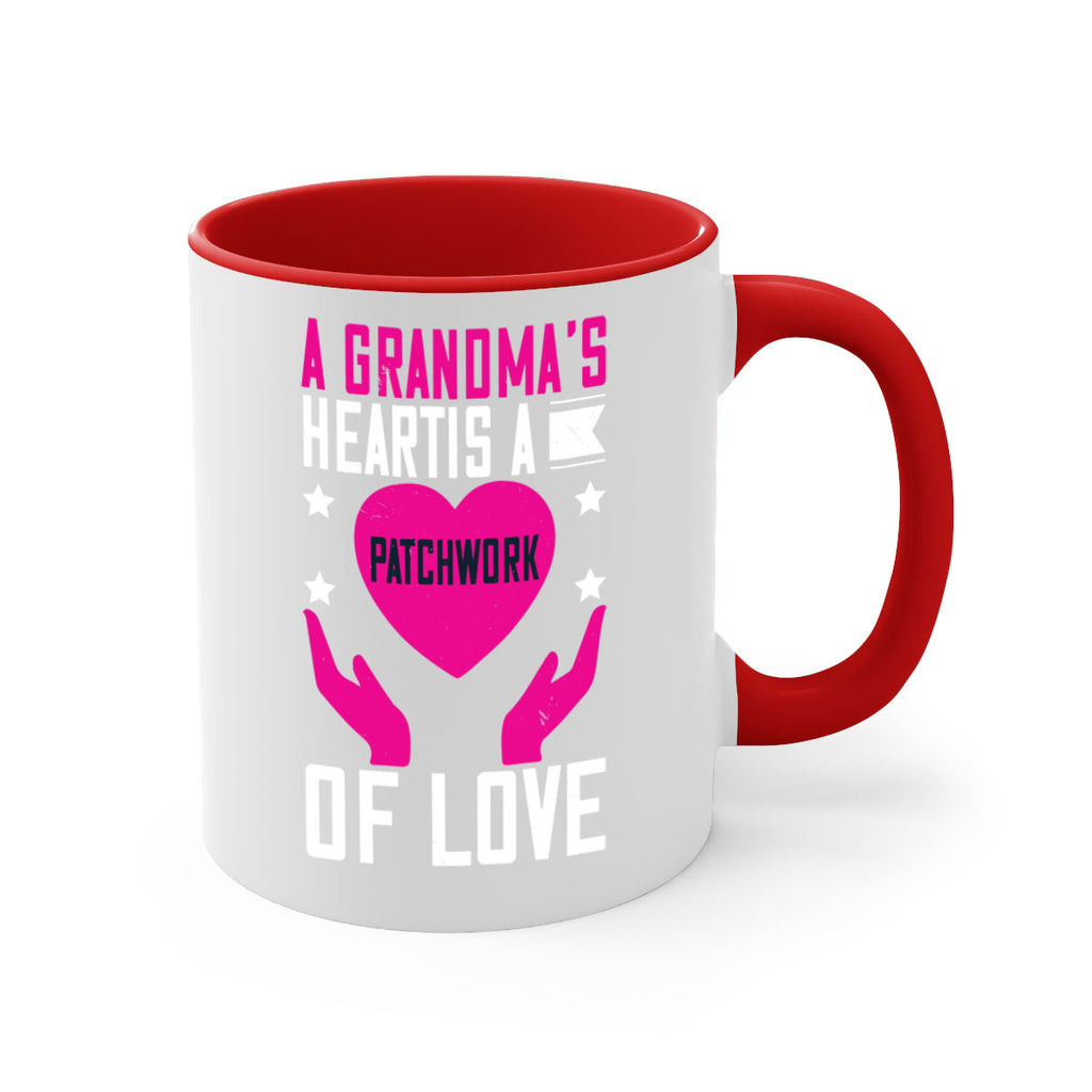 A grandma’s heart is a patchwork of love 86#- grandma-Mug / Coffee Cup