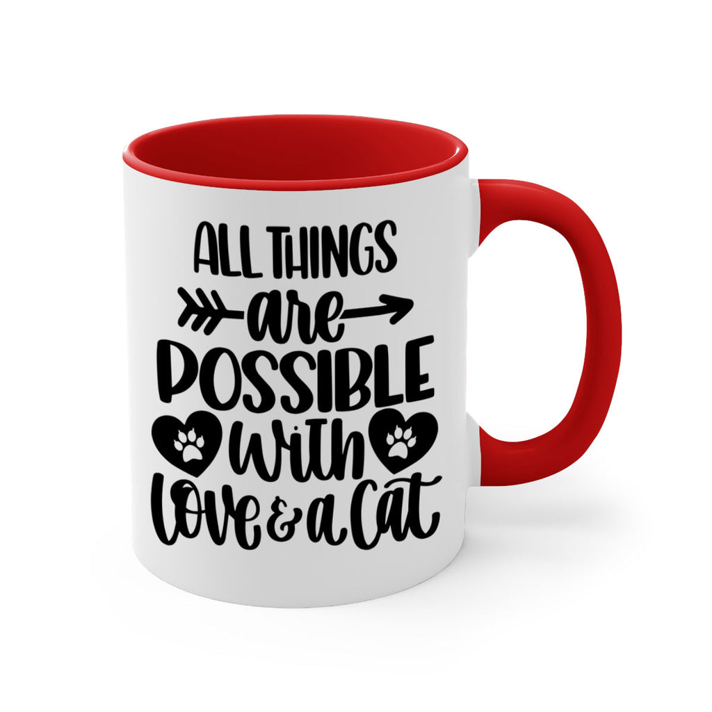 All Things Are Possible Style 75#- cat-Mug / Coffee Cup