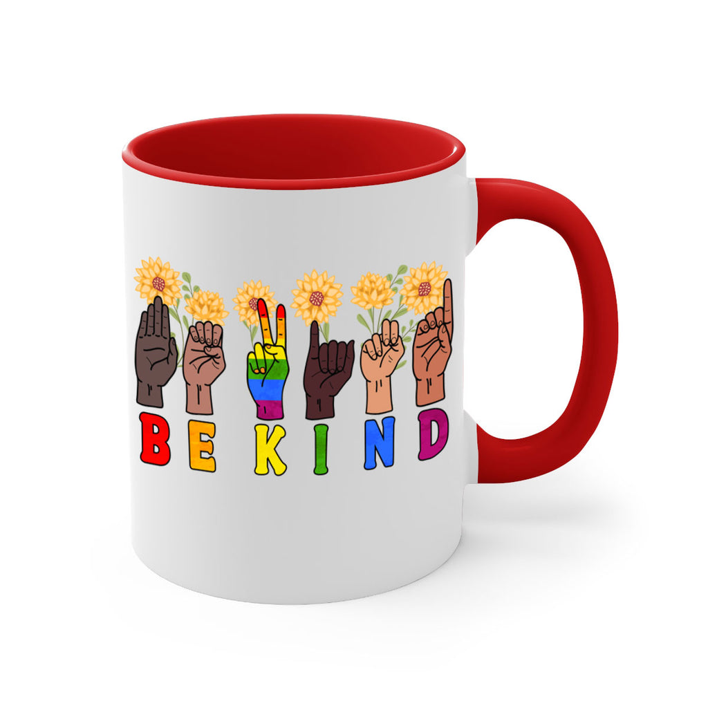 Be Kind Sign Language Hand Talking Lgbt 20#- lgbt-Mug / Coffee Cup