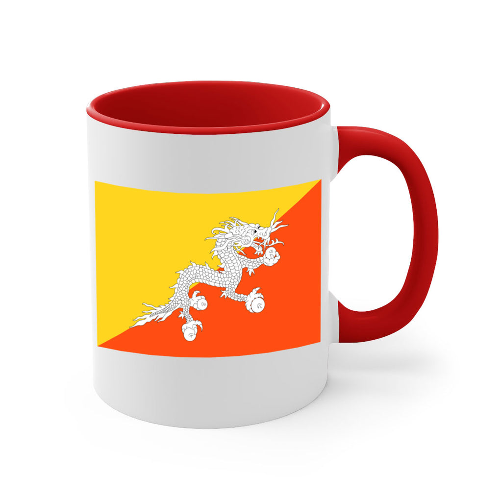 Bhutan 178#- world flag-Mug / Coffee Cup