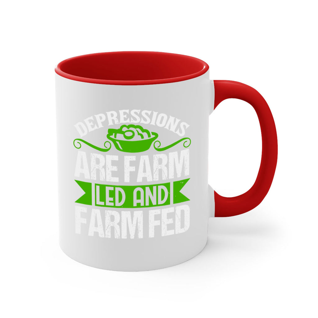 Depression are farm led and farmed 25#- Farm and garden-Mug / Coffee Cup