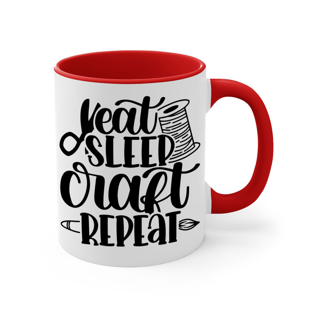 Eat Sleep Craft Repeat 29#- crafting-Mug / Coffee Cup