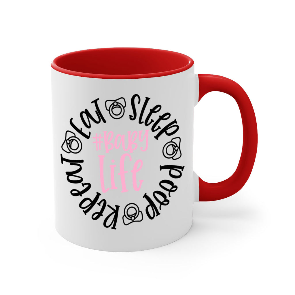 Eat Sleep Poop Repeat BabyLife Style 97#- baby2-Mug / Coffee Cup