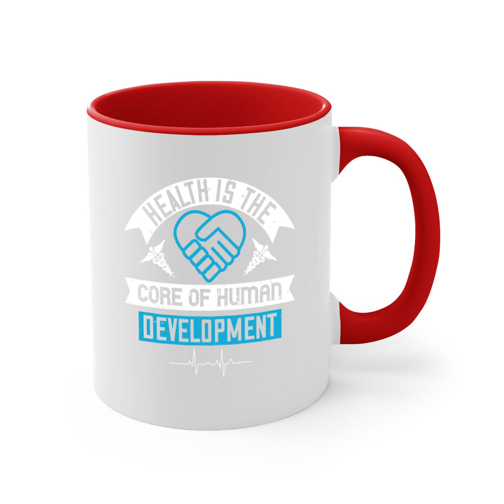Health is the core of human development Style 41#- World Health-Mug / Coffee Cup