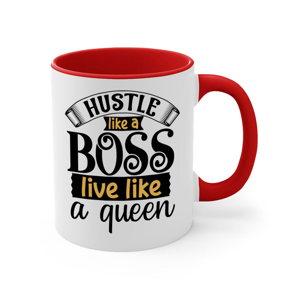 Hustle like a boss live like a queen Style 36#- Black women - Girls-Mug / Coffee Cup