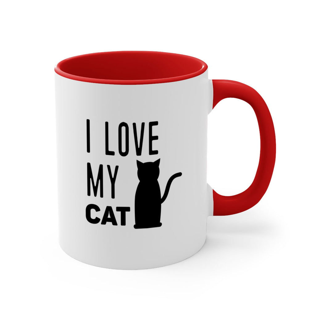 I Love My Cat Style 57#- cat-Mug / Coffee Cup