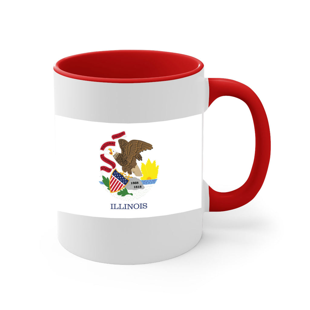 Illinois 39#- Us Flags-Mug / Coffee Cup