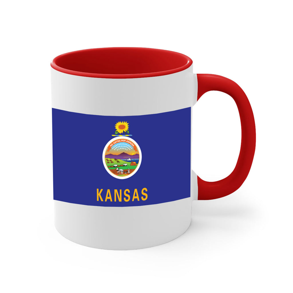 Kansas 36#- Us Flags-Mug / Coffee Cup