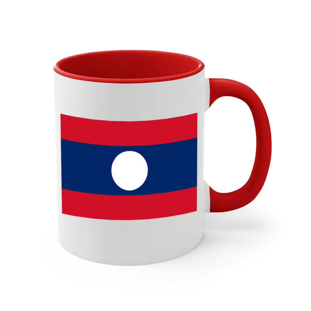 Laos 105#- world flag-Mug / Coffee Cup