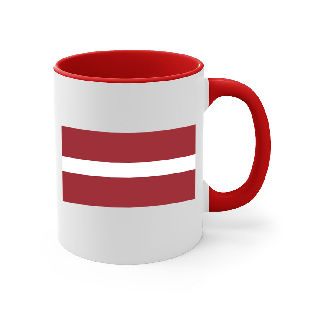 Latvia 104#- world flag-Mug / Coffee Cup