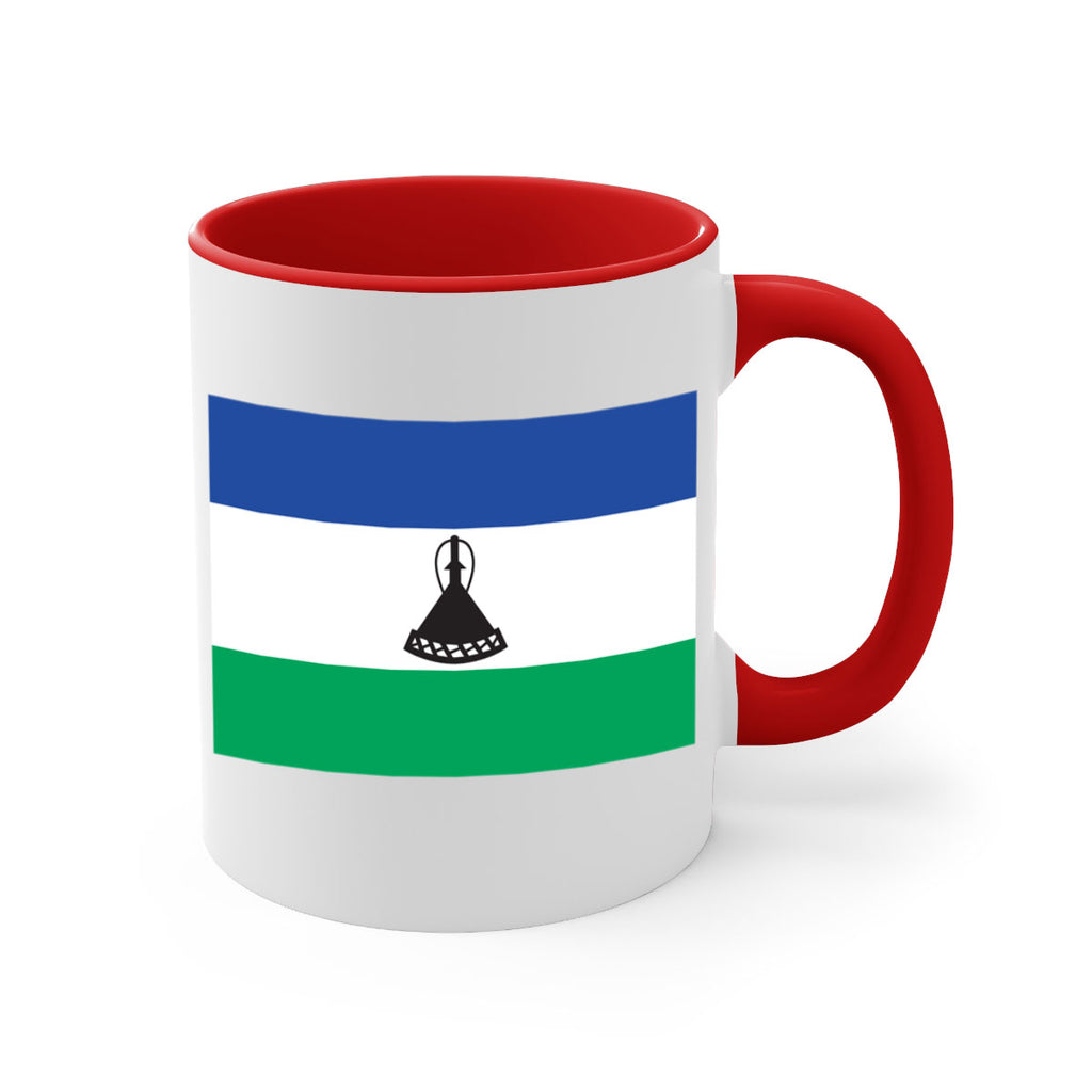 Lesotho 102#- world flag-Mug / Coffee Cup