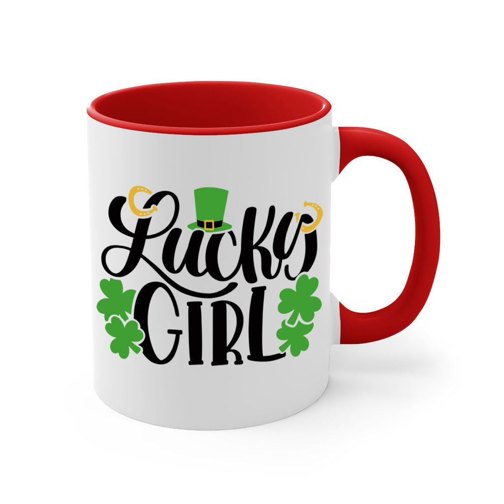 Lucky Girl Style 56#- St Patricks Day-Mug / Coffee Cup