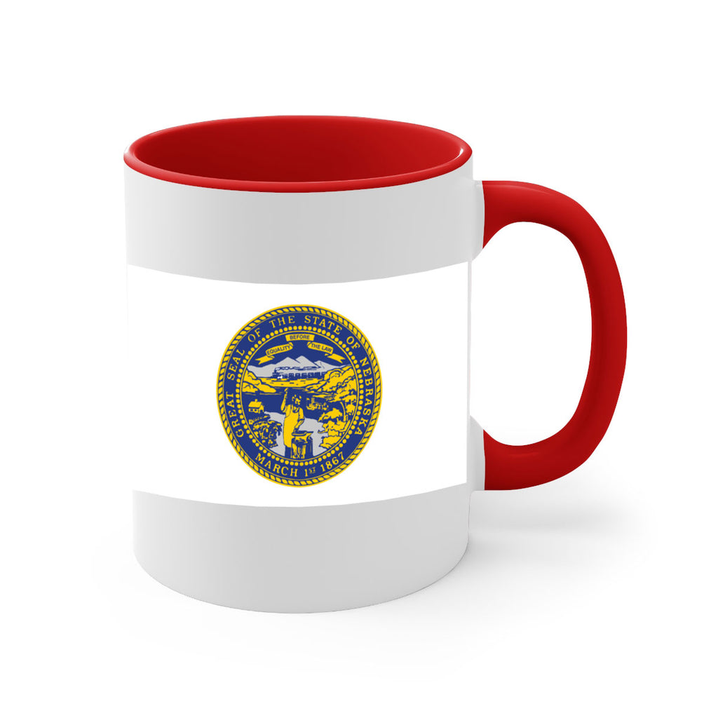 Nebraska 25#- Us Flags-Mug / Coffee Cup