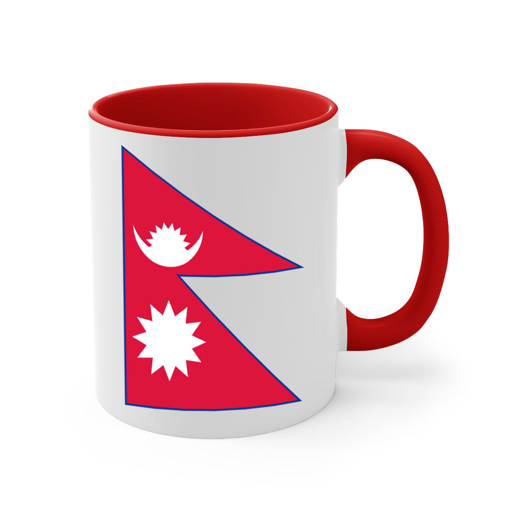 Nepal 76#- world flag-Mug / Coffee Cup