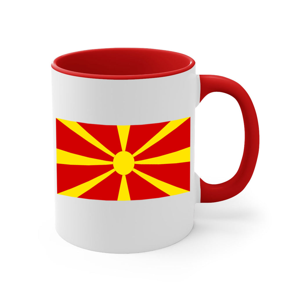 North Macedonia 69#- world flag-Mug / Coffee Cup