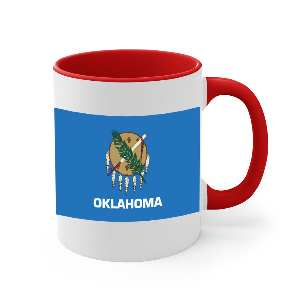 Oklahoma 16#- Us Flags-Mug / Coffee Cup