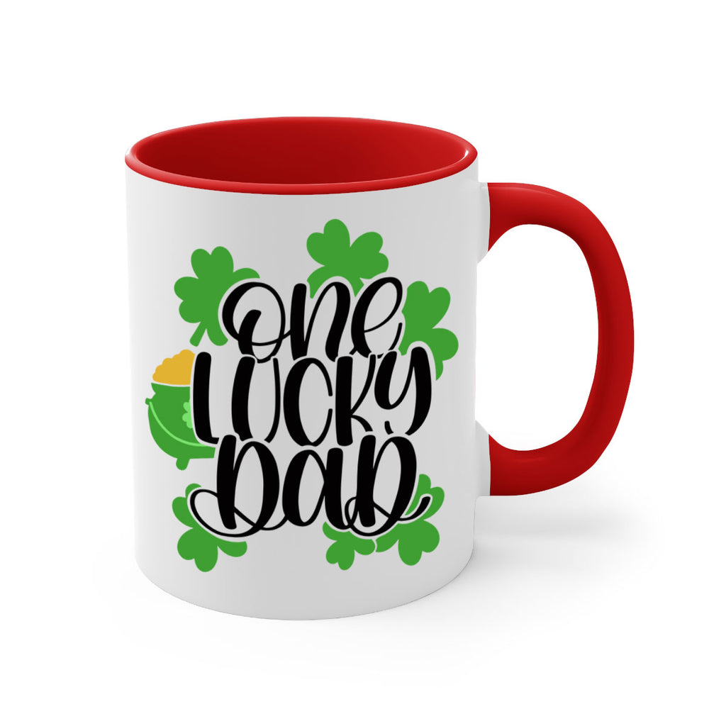 One Lucky Dad Style 43#- St Patricks Day-Mug / Coffee Cup