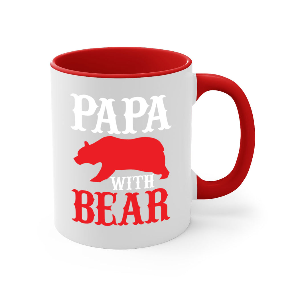 PAPA WITH BEAR 111#- grandpa-Mug / Coffee Cup